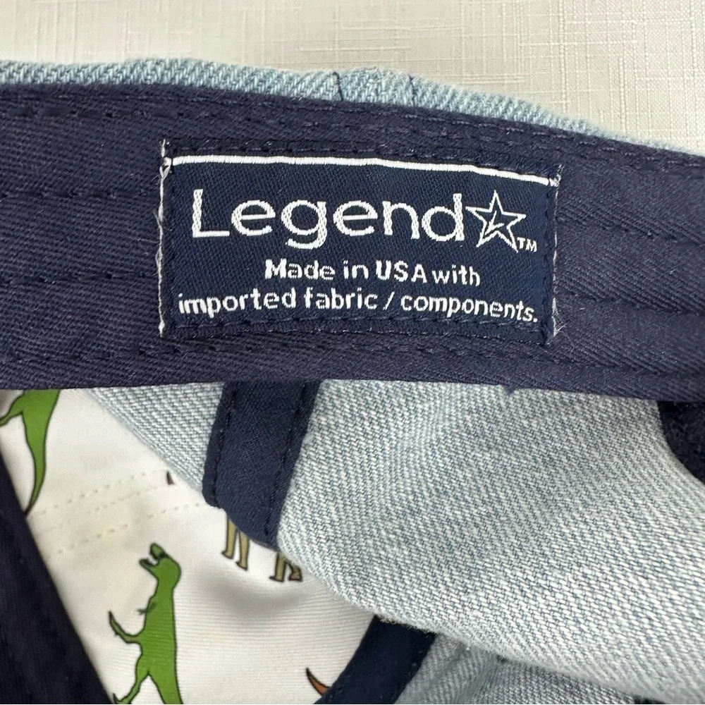 Legend 5 Panel Denim Adjustable Baseball Hat